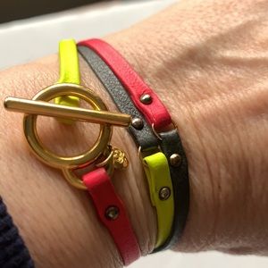 Gorjana wrap leather bracelet